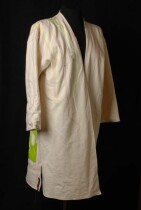 Kaftan van katoenen tricot met applicaties en beschilderd, veelkleurig doorgestikt