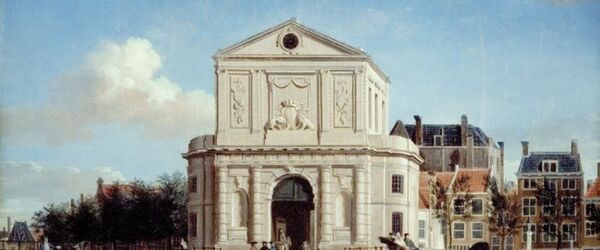 Gezicht op de Delftse Poort