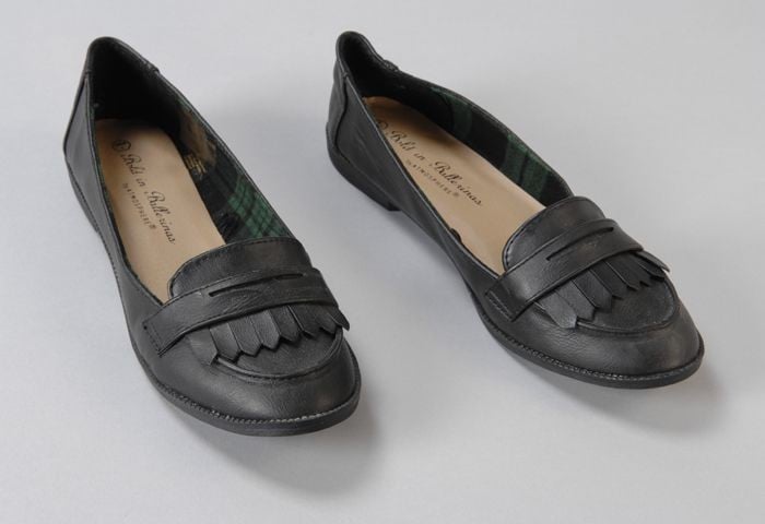 kunstmest binnenvallen manipuleren Collectiestuk: Zwarte damesschoenen, model penny shoes, platte hak | Museum  Rotterdam